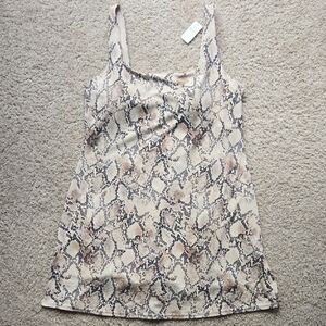 Aerie Snake Print Tennis Dress